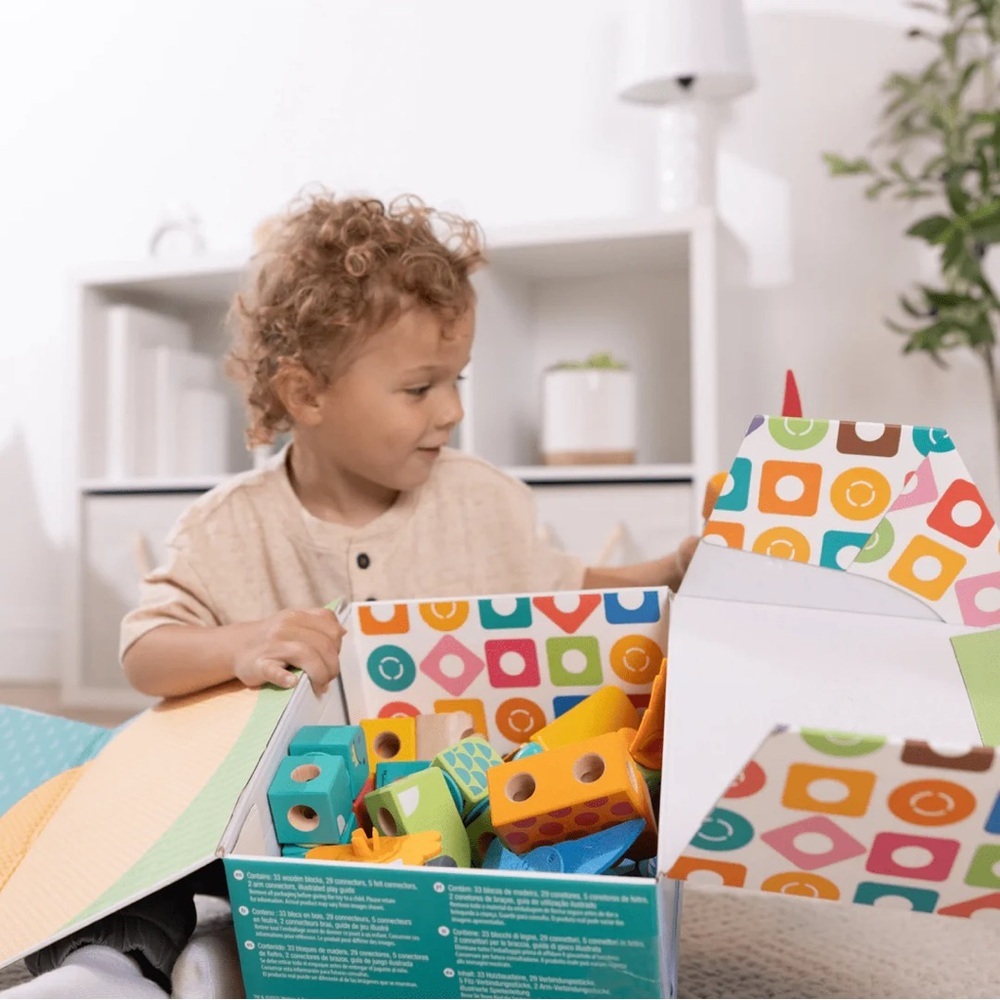 NWT Melissa & Doug BLOCKABLES™ Dinosaur Play Set - Picture 7 of 11